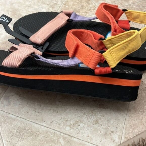 Womens Platform Nature Outdoors Sandals Shoes - Picture 2 of 9